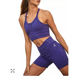 Women's FP Movement Free Throw Shorts Small Purple